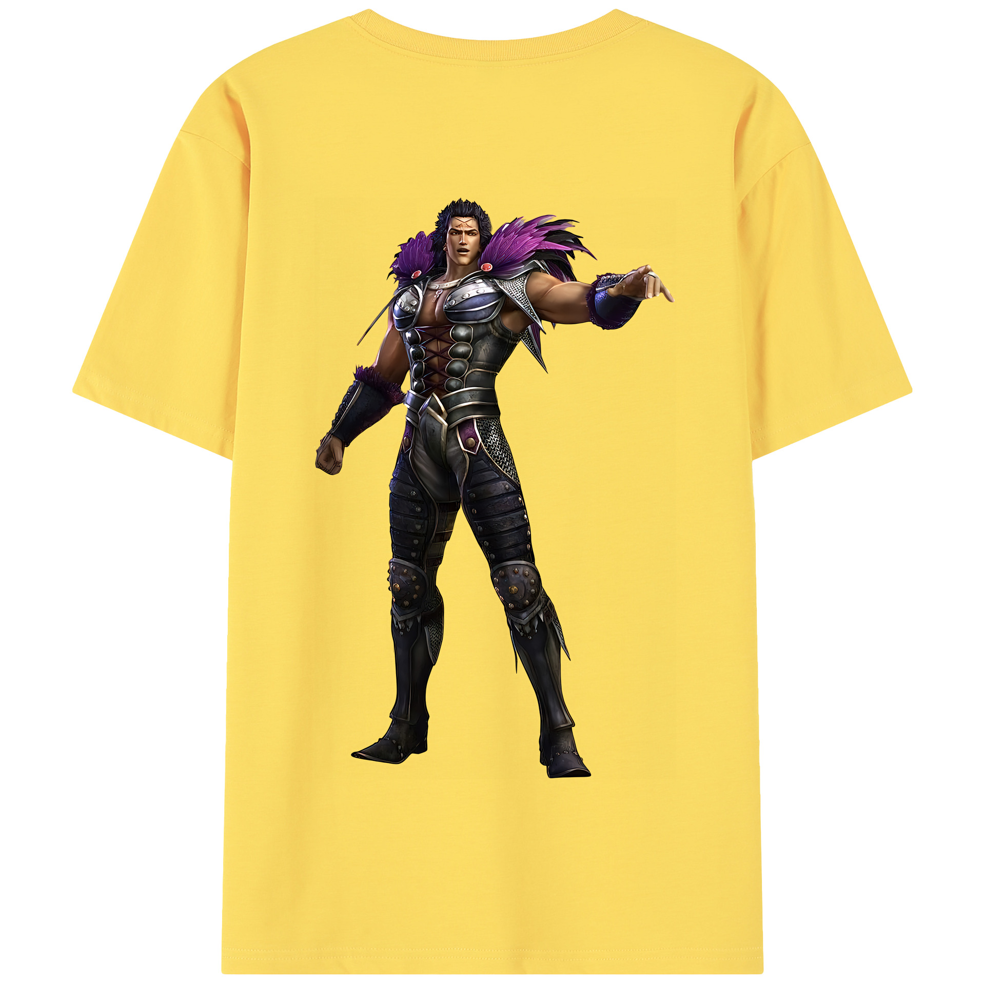 （画像用） 北斗の拳 Fist of the North Star 綿100％半袖Tシャツ（背面プリント）