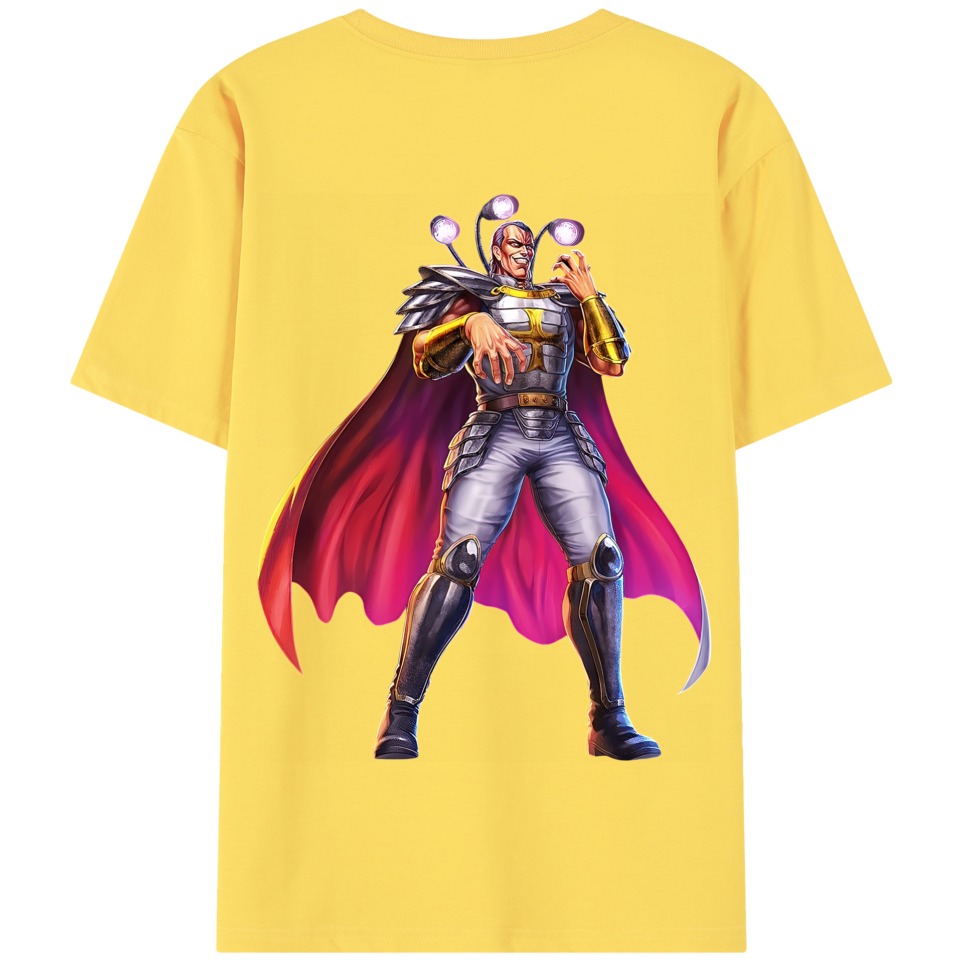 （画像用） 北斗の拳 Fist of the North Star 綿100％半袖Tシャツ（背面プリント）