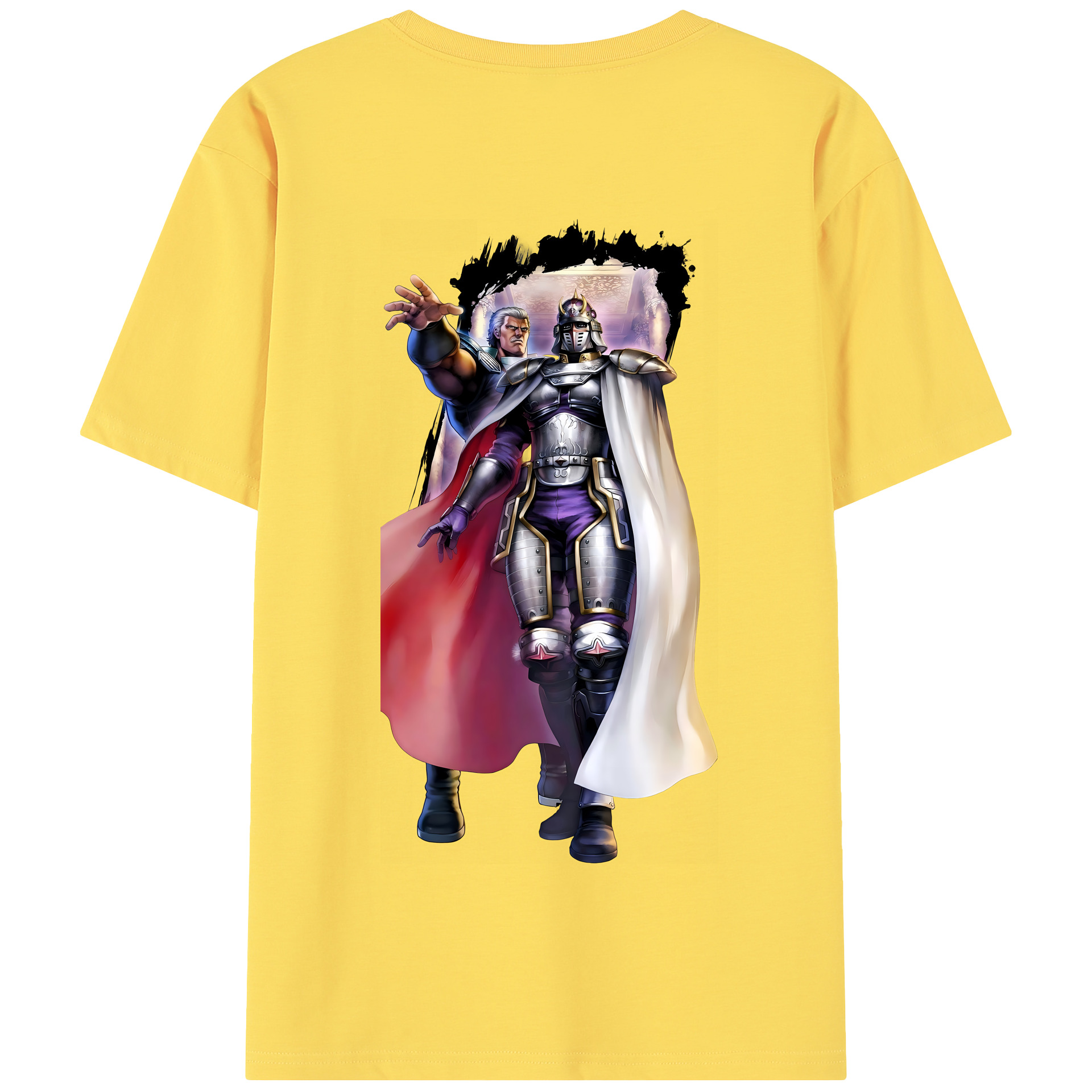 （画像用） 北斗の拳 Fist of the North Star 綿100％半袖Tシャツ（背面プリント）