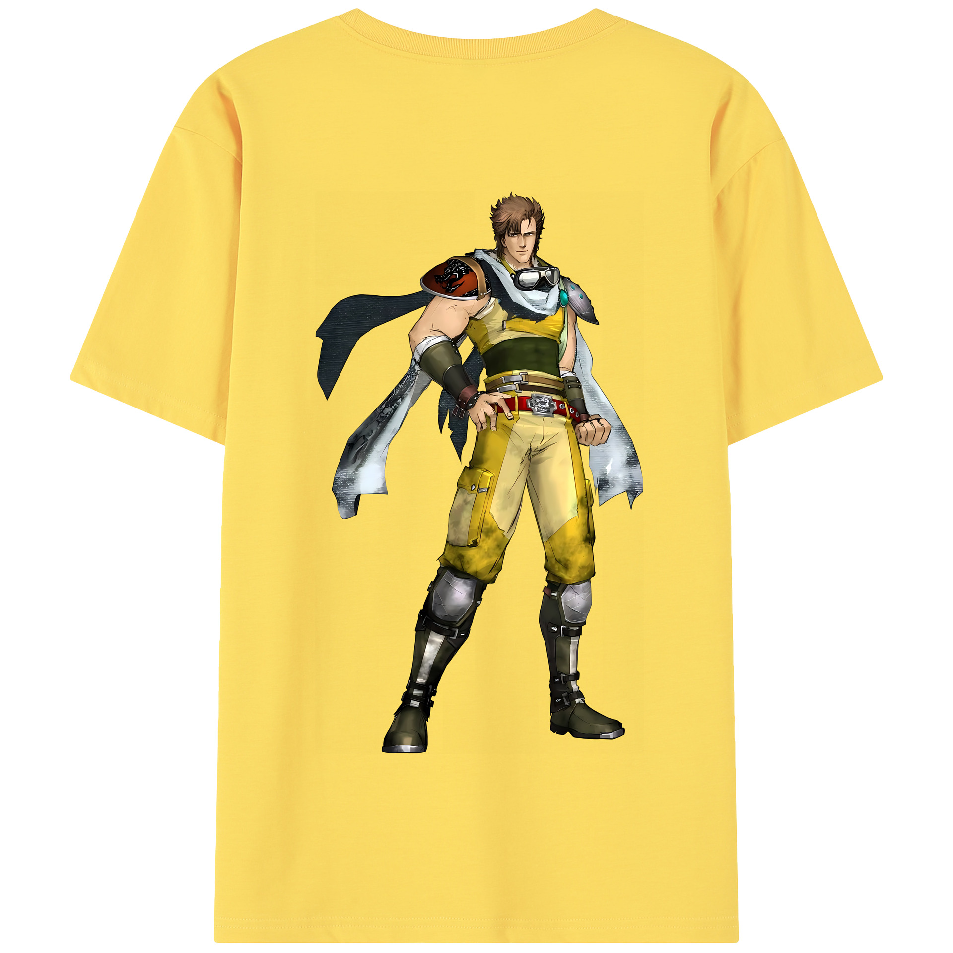 （画像用） 北斗の拳 Fist of the North Star 綿100％半袖Tシャツ（背面プリント）