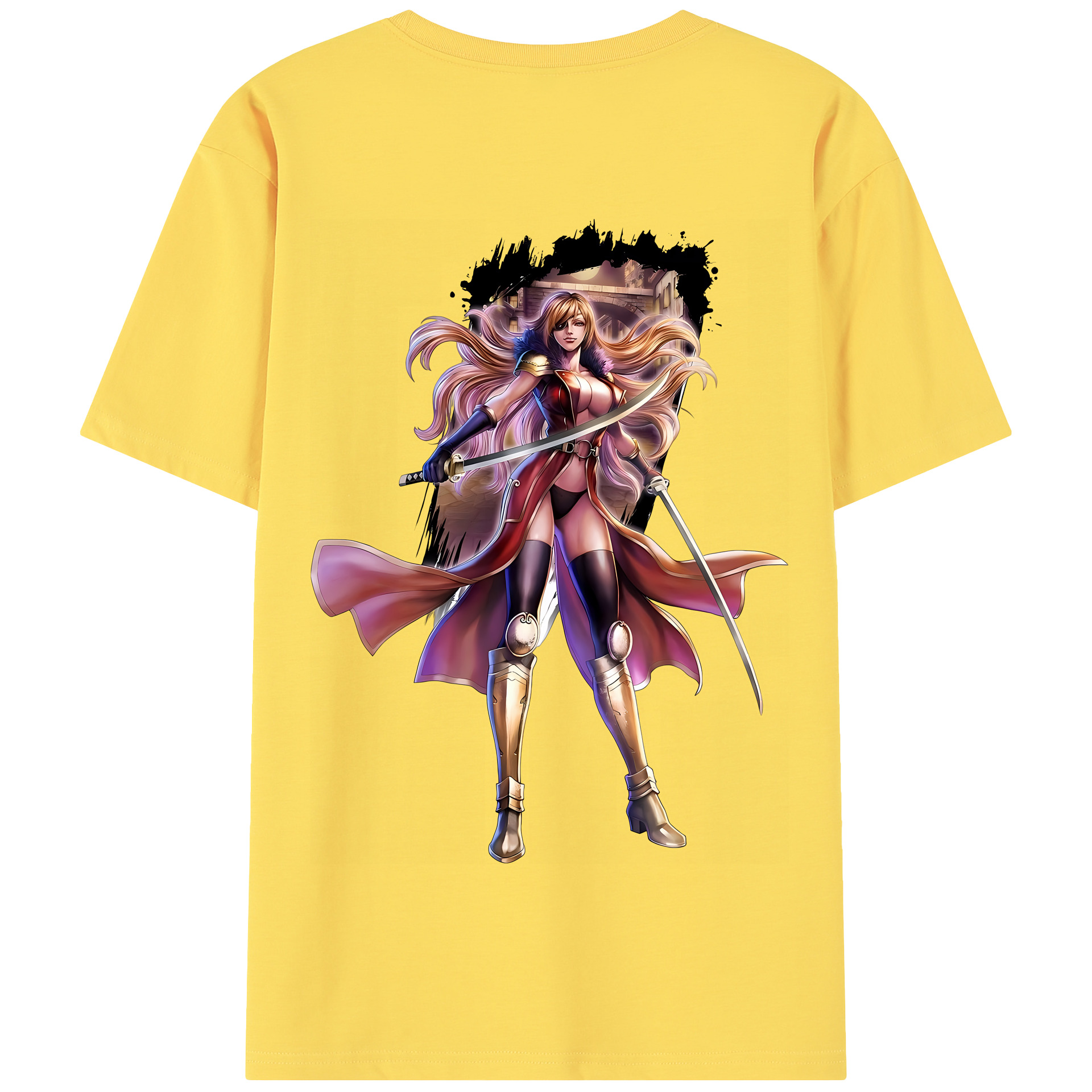（画像用） 北斗の拳 Fist of the North Star 綿100％半袖Tシャツ（背面プリント）
