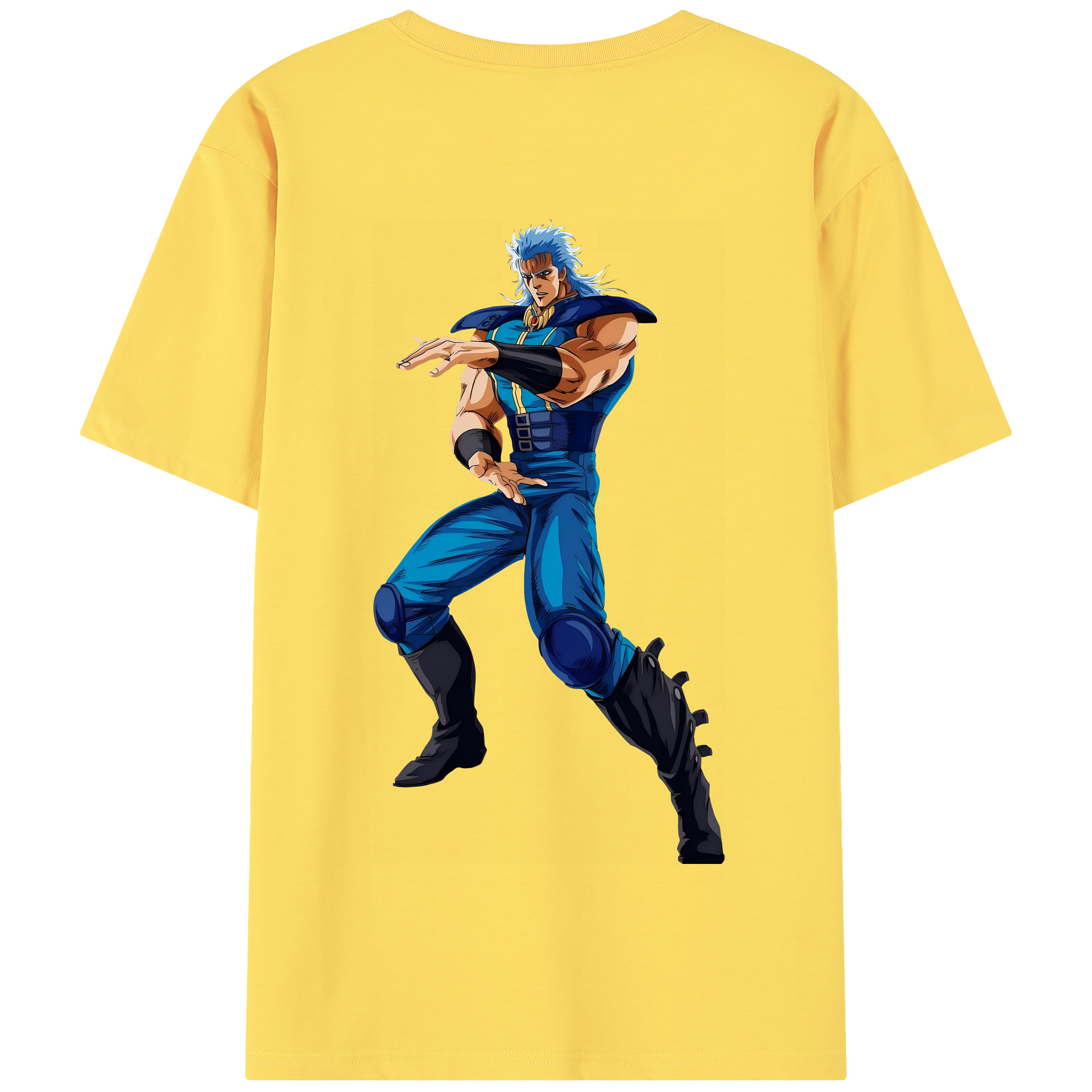 （画像用） 北斗の拳 Fist of the North Star 綿100％半袖Tシャツ（背面プリント）